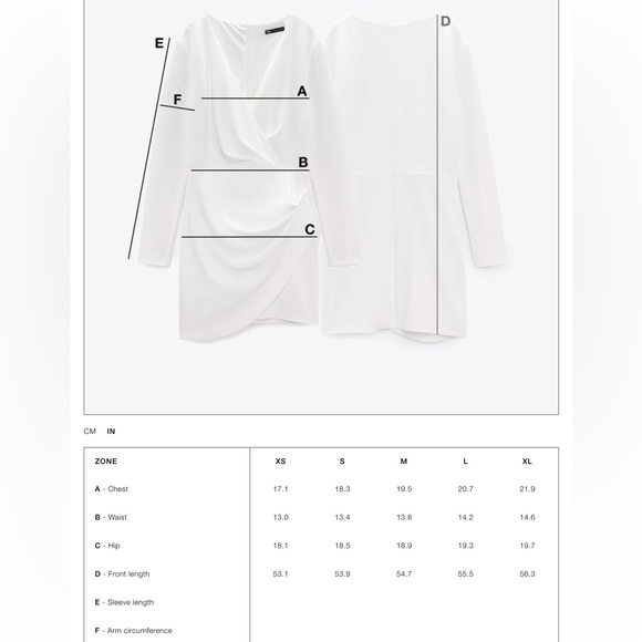 Zara CONTRASTING SATIN EFFECT DRESS - Picture 7 of 7